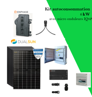 Kit autoconsommation 6000W...