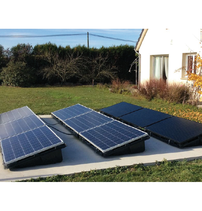 Syst me De Montage PV Lest Autoportant Renusol Consol Ideal Solar
