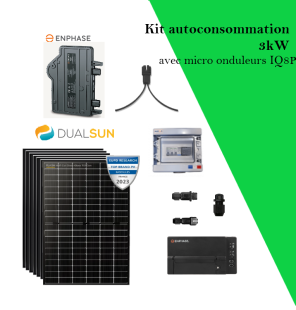 Kit autoconsommation 3000W...