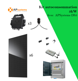 Kit autoconsommation 3000W...